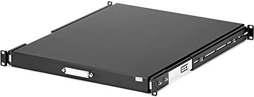 StarTech.com 1U Sliding Server Rack Mount Keyboard Shelf Tray - 55lbs - 22 Deep Steel Pull Out Drawer for 19 AV, Network Equipment Rack (SLIDESHELFD)
