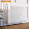 ELEGANT 600 x 821 mm Traditional Horizontal Designer Radiators Central Heating with White Triple Column