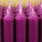 Bütic GmbH Stabkerzen durchgefärbt 180mm x Ø 22mm - Kerzen hochgereinigt, Brenndauer 8h, geruchsneutral, rußarm mit rückstandsfreiem Abbrand, Farbe:Aubergine, Set mit:25 Stück