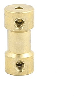 sourcingmap 2mmx2.3mm Brass Shaft Coupling Coupler Motor Transmission Motor Connector for RC Boat Model