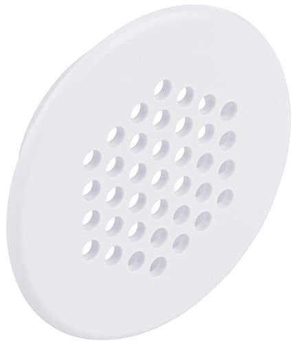 4 pezzi - GedoTec möbel-gitter Griglia di ventilazione TONDO bianco con lamelle per mobili & Camper belüftungsgitter Ø 48 mm porta in plastica Qualità marca loro zona living