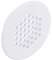 Gedotec Ventilation Grille | 10 Pieces | White Plastic | Exhaust Grille | Round Ventilation Hole | Flux | Ventilation Grille with Cover Edge | Integrated Ventilation Holes
