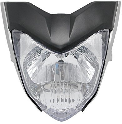 Homyl Tête de Fourche Plaque,Phare de Moto,Phare de Moto LED pour Yamaha - Gris