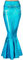 Spooktacular Creations Adult Metallic Hologram Shiny Mermaid Skirt Costume Role Play. Waist Pearl Chain Included Blue