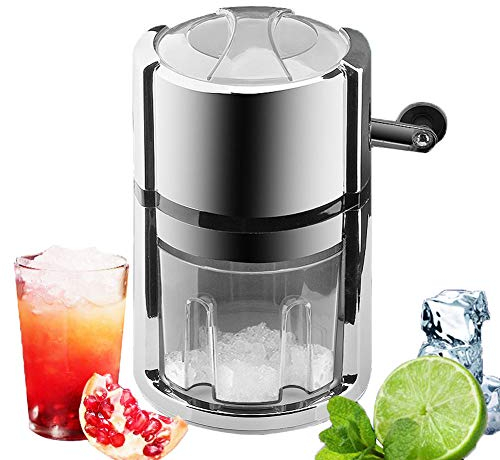 Aprilhp Picadora Manual, Picadora de Hielo Trituradora de Hielo Manual Maquina Granizados para Hacerte en Casa un Mojito o Unos Granizados para Los Niños
