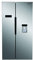 Réfrigérateur + Congélateur + Américain - Candy - CHSBSO 6174XWD - 2 portes - 177 x 90 x 66 cm - Gris