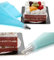 MUV Sac a Poche Riutilizzabile In Silicone Saccapoche Professionale Per Decorazioni Per Torte e Dolci - Con 6 Beccucci Acciaio Inox