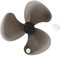 MSemis Reemplazo Paletas de Ventilador 16 Inches Aspas de Ventilador 5 Hojas de Plástico Transparentes Accesorios de Ventiladores Ventilador de Pie Negro A One Size