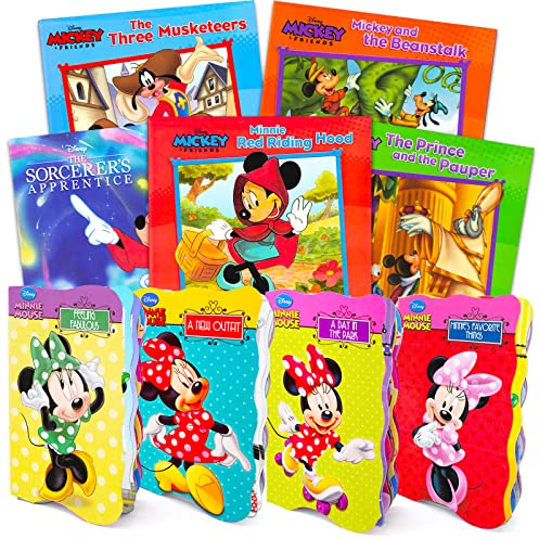 Disney Minnie Mouse Lot de 9 livres pour enfants de 1 à 3 ans