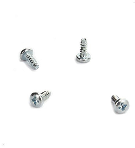 121AV- Screw for Samsung 98 8K UHD HDR QLED Tizen Smart TV QN98Q900RBFXZC SCREW-TAPTYPE;BH,+,-,B,M3,L8,ZPC(WHT),SW (Pack of 4)