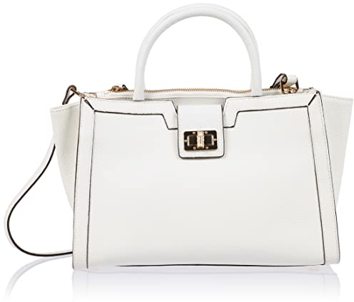 Geox Damen D Leonory Bag, Weiß, Einheitsgröße EU