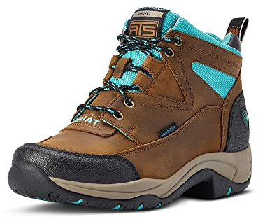 ARIAT Women’s Terrain Waterproof Boot Weathered Brown