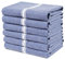 Kitchen Towel Set - 100% Cotton Kitchen Towels, Reusable Dish Cloths, Grey Dish Towels for Kitchen, Soft Absorbent Tea Towels, Durable Kitchen Hand Towels, 14” x 25” Kitchen Dish Towels - 6 Pack