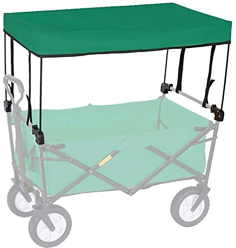TMXK Markise Baldachin, Faltbarer Bollerwagen Folding Outdoor, Hand Push Tragbare Kind Trolley Cart Zubehr