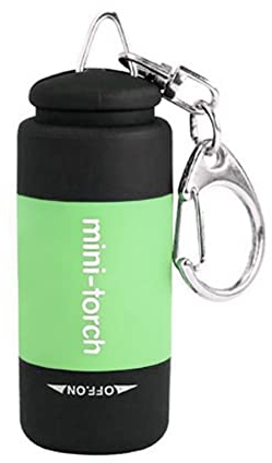 Mini Porte-Clés Lampe de Poche LED Rechargeable USB Étanche F6V9 - Torche Lumière Flashli