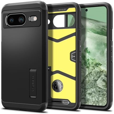 Spigen Tough Armor Hülle Kompatibel mit Google Pixel 8 -Schwarz