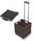 Spetebo Kunststoff Einkaufstrolley klappbar mit Rädern - 35 L - Transportbox fahrbar mit Teleskopgriff - Einkaufskorb rollbar Einkaufswagen klappbar Transport Einkauf Box Wagen Korb