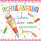 20 Servietten Einschulung Mädchen rosa pastell als Tischdeko Deko Schuleinführung Schule mit Zuckertüte und ABC. Deko Schulanfang Mädchen Schulkind 2025 mit Spruch 33x33cm