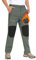 MoFiz Herren Wanderhose Warm Gefüttert Outdoorhose Wasserdicht Skihose Softshellhose Winddicht Arbeitshose für Winter A- Militärgrün EU 3XL