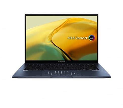 ASUS ZenBook 14 OLED UX3402VA-KM208W - Ordenador Portátil 14 WQXGA+ (Intel Core i5-1340P, 16GB RAM, 512GB SSD, Iris Xe Graphics, Windows 11 Home) Azul Ponder - Teclado QWERTY español Marca