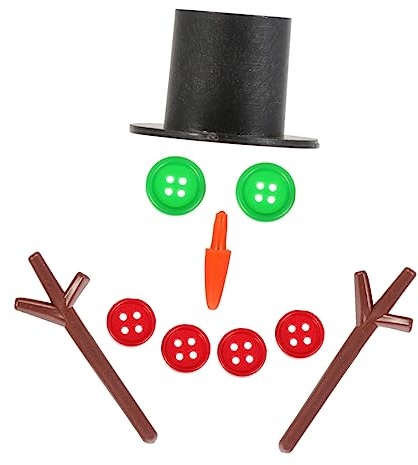 Vaguelly Schneemann-bastelset 50-teilig Handgefertigt Schneemann- Weihnachtsdekoration Für Jungen Und Mädchen