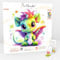Picmondoo Diamond Painting Mini – Happy Dragon – 15x15 cm – DIY Komplettset mit irisierenden Harzsteinen – Für Kinder & Erwachsene – Entspannendes Hobby mit Künstlerleinwand & Zubehör