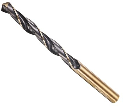 METALLIXITY Foret (8,5 mm) 1 pièce, 4341 à tige droite en acier rapide à 118°, pour acier inoxydable, fer, cuivre, aluminium, bois, plastique, dureté moyenne