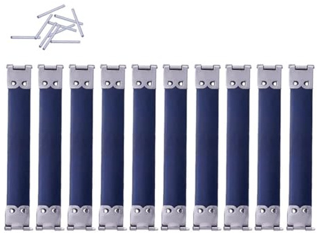 IMIKEYA 10 Pièces Cadres Flexibles Métal Interne 8.00 X 1.40 X 0.50 cm Charnières Pour Sac À Main Fermoir Porte-Monnaie Accessoires De Couture Et Fabrication De Sacs