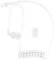 AMSLSIU Walkie Talkie Earpiece Acoustic Tube Universal Coiling Earphones Two-way Radio Ear Bud Repair Surveillance Mic