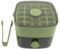 Cubo di Ghiaccio Maker Ice Set di Vassoio con 2 Vassoi e Contenitore per 120 Cubi di Rilascio Facile Design di Grado di Grado Alimentare Materiale PP Silicone Gestisce il (GREEN)