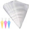 Disposable Icing Piping Bags Cake Decorating Plastic Small Medium Large (25, Medium (200mm x 320mm))