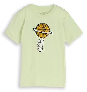 TOM TAILOR Jungen Kinder T-Shirt mit Pailletten-Muster