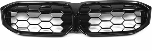 ZVFZGFGR - Auto-Frontgrill Hochglanz Schwarz Front Niere Doppellamellen Grill Grill Autozubehör Auto Kühlergrill passt für BMW 3 Series G20 G21 LCI 318i 330i 320d M340i M340d 2023 2024