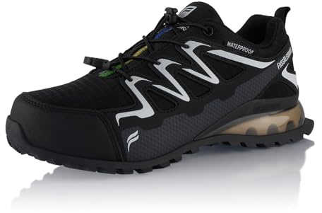 Fusskleidung® Damen Herren Wanderschuhe wasserdichte Trail Trekkingschuhe