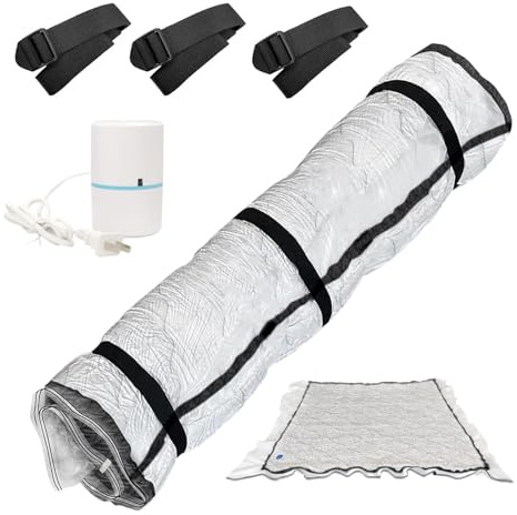 Mattress Vacuum Bag for Moving & Storage, Heavy Duty Vacuum Seal Mattress Bag with Straps for Memory Foam, Space Saver Compression Bag with Straps for Shipping & Returns (King/Double Size)