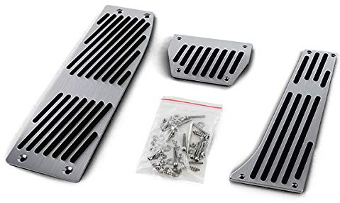 Alu Pedale Automatik + Fußstütze passend für BMW E34 E39 E60 E61 E32 E38 E63 E64