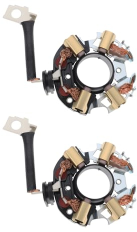 VGOL 2 Portaescobillas de Carbón 0001110061 0001110062 Compatible con Bosch Motor de Arranque Compatible con Volkswagen