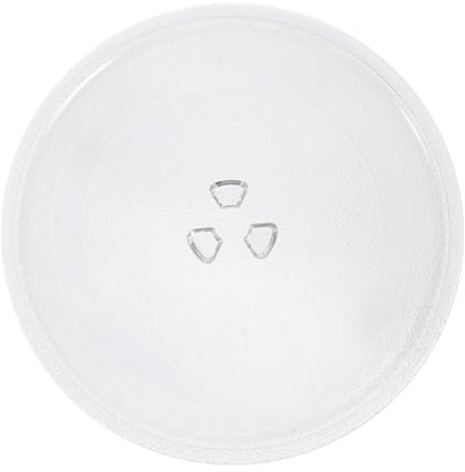 Mikrowellen Glasdrehteller 24,5cm aus Glas für Mikrowellenofen | Zubehör für Backen, Einfache Montage, Robustes Ersatzteil, Passend als Glasteller im Haushaltsbereich