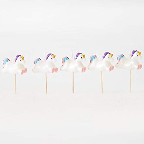 Smiling Faces Birthday Candles for Cake Topper Decoration Design Animals Pirate 1 30 40 50 21 Number Candle Easy to Use Perfect for Parties & Special Occasions – Unicorn