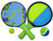 Best Sporting Beach Klettball Set in grün/blau I 2 Schlägern, 1 Beachball & 1 Catchball I Klett Spiele für Erwachsene & Kinder I Wurf Ball Spiel I Outdoor Spiele für Kinder I Wurfspiele für Draußen