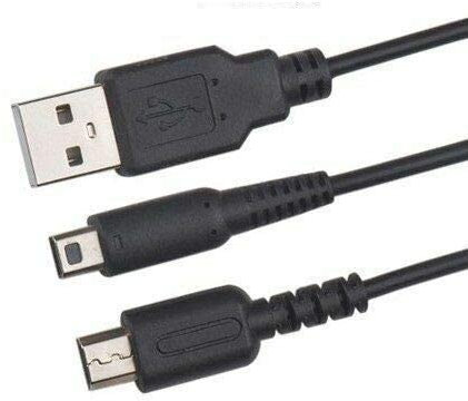2 in 1 Charging Charger Cord Cable For Nintendo 3DS / DS Lite / DSi / Dsi LL/XL