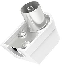 Hama Antennen-Koaxialstecker, Koaxialwinkel, schraubbar