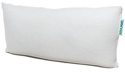 SOULMAT Bioklima Kissen I Maße: 80 x 40 cm I individuell Einstellbarer Härtegrad I daunenweich und leicht I waschbar bis zu 60°C