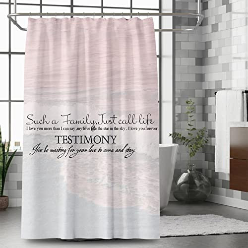 Duschrollo 100Cm Breit für Dusche, Duschvorhang Grau Strand Am Meer Zeugnis Duschrollo für Badewanne Schmal