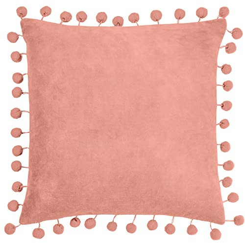 furn. Dora Square Polyester Filled Cushion,Pale Pink,45 x 45cm