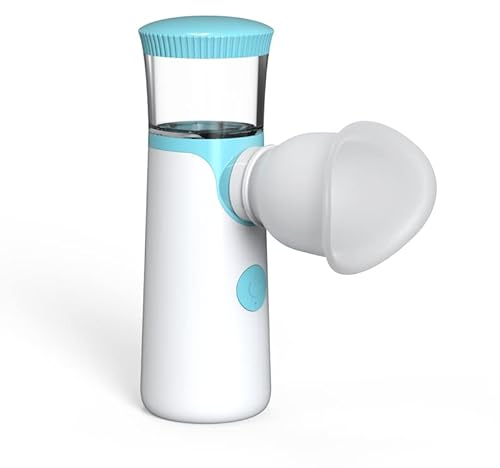 Fututech Nebulizzatore Ricaricabile per gli Occhi Massaggiatore Occhi Lavaggio Elettrico Umidificatore Spa per Occhi Vaporizzatore Portatile Sollievo Fatica Nebulizer for Eye (Blu)