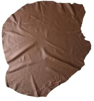Hellbraunes Nappaleder, weiches Premium-Qualität, echtes Leder, ohne Löcher und Schnitte (Vollhaut)