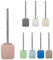 KW Cube Ceramic Toilet Brush and Holder (Pastel Pink)