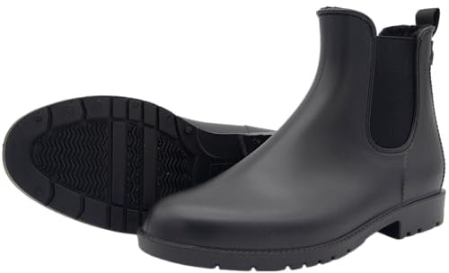 PFIFF 103102 Jodhpurstiefelette Quebeck, PVC Stiefelette mit Innenfutter, Winterstiefelette gefüttert, Schwarz, Kinder Damen, 35-41