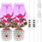 Sondiko LED Pflanzenlampe für Zimmerpflanzen, Vollspektrum LED-Pflanzenlampe mit 3/9/12Std.-Timer, 10 Dimmbare Stufen, 3 Beleuchtungsmodi, Höhenverstellbares Pflanzenlicht für Kleine Pflanzen, 2PCS